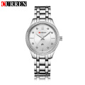 CURREN 9010 Watch Women Casual Fashion Quartz Wristwatches Ladies Gift Crystal Design relogio feminino gold blue